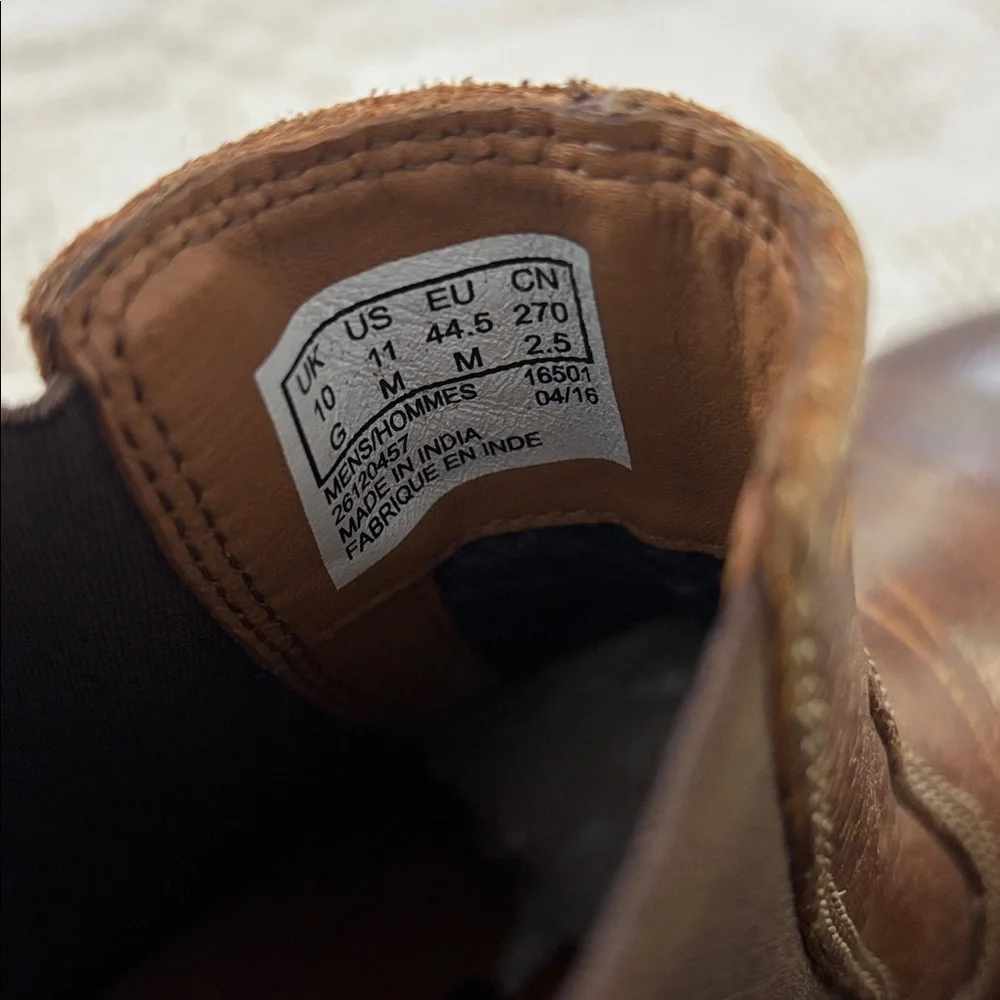 CLARKS Mens‎ Casual Pull On Boots Faulkner On Chelsea Boots Size 11
